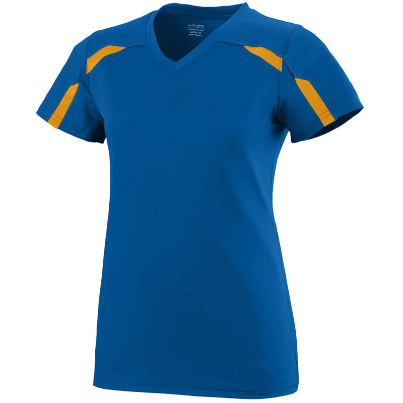 Girls Wicking Poly/Span Short-Sleeve T-Shirt
