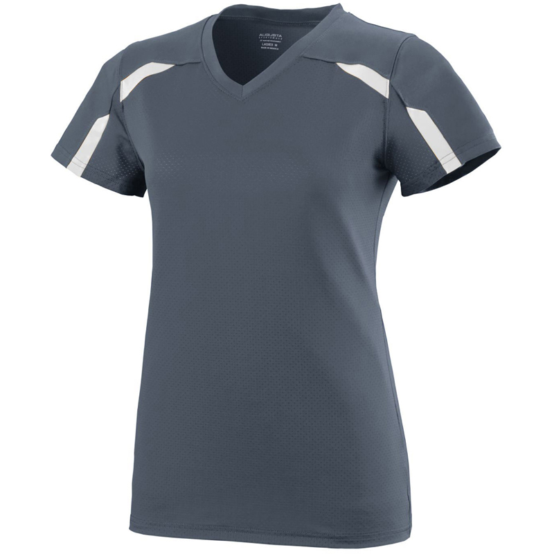 Girls Wicking Poly/Span Short-Sleeve T-Shirt